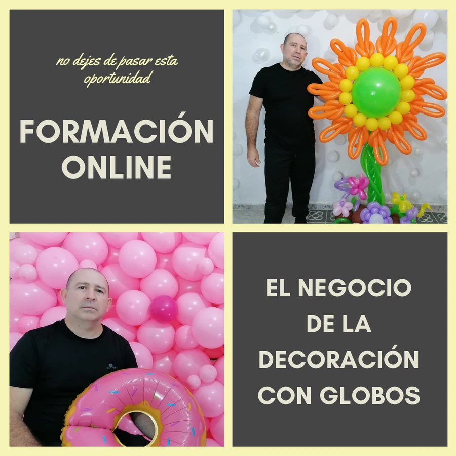 Antonio Barrios - Formación online de decoración con globos