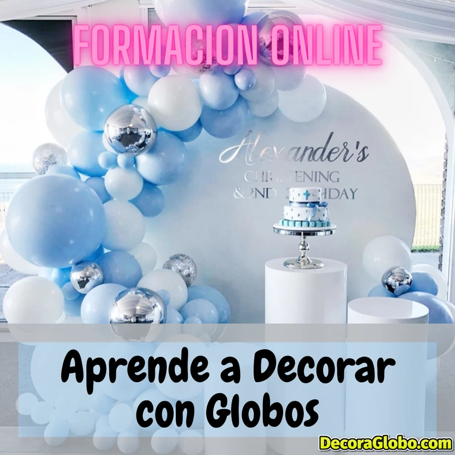 Aprende a decorar con globos - formación online