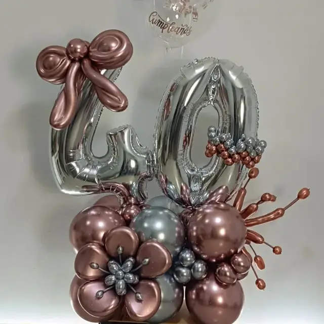 Decoración con globos