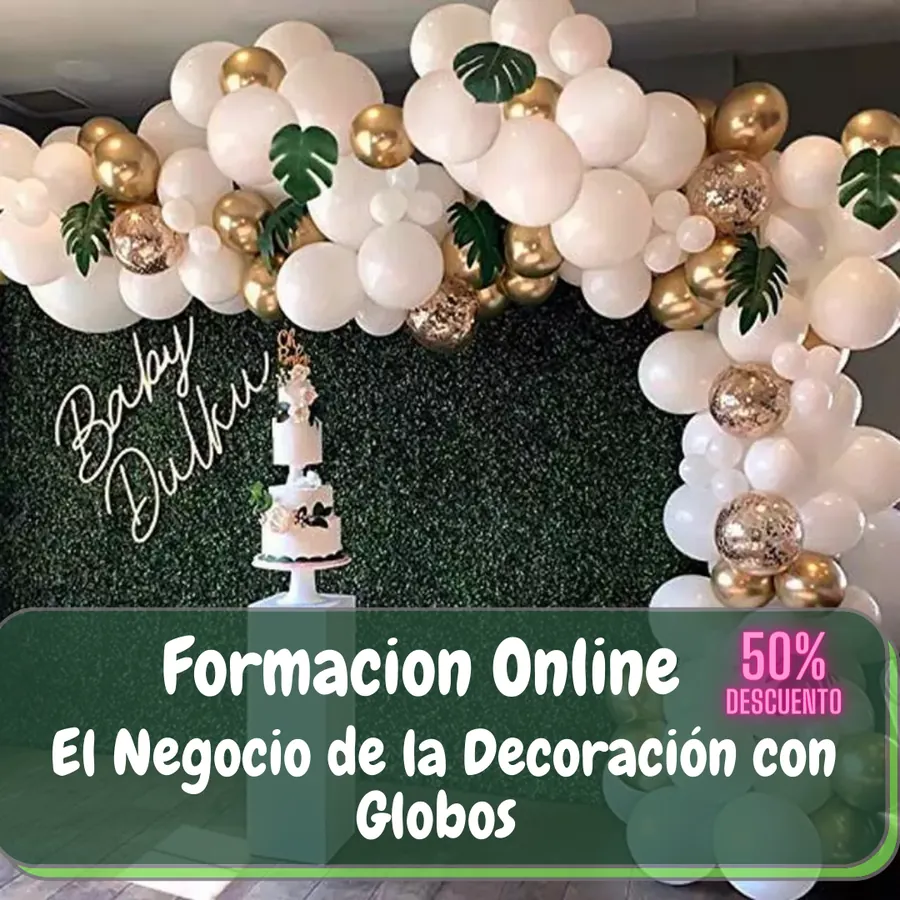 El negocio de la decoración con globos